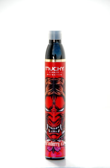Muchy Țigară Electronică De Unică Folosință 818 Inhalări Strawberry Ice 2ml 2mg Roșie