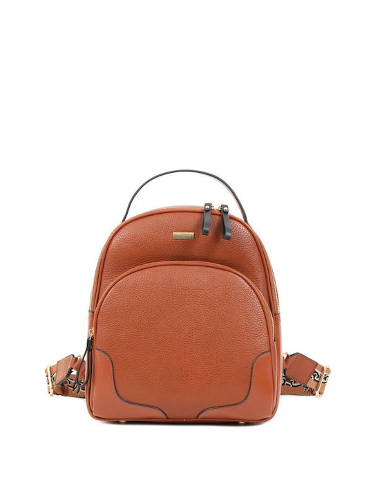 Doca Damen Tasche Rucksack Braun