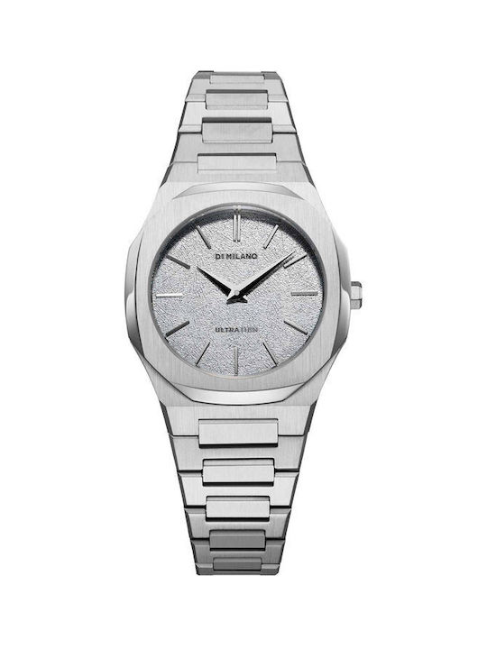 D1 Milano Watch with Silver Metal Bracelet