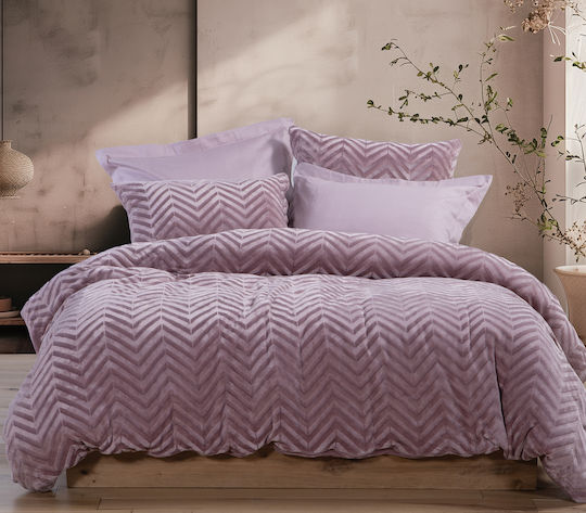 Nef-Nef Homeware Duvet Cover Set Single with Pillowcase 160x220 Carmen Rose (036422)