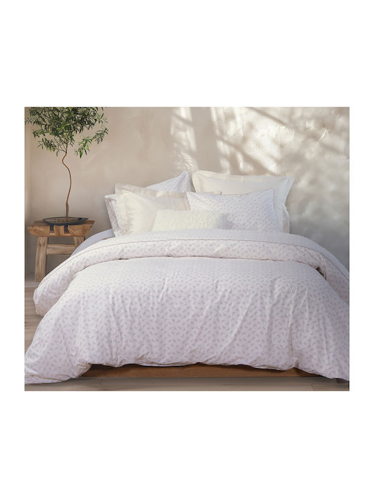 Nef-Nef Homeware Bettbezug-Set Übergröße mit 2 Kissenbezügen 240x230 Amaranda Beige