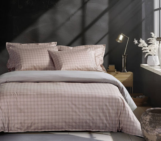 Nef-Nef Homeware Комплект Плик за Завивка Кинг Сайз с 2 Калъфки 240x230 Gren Бежов