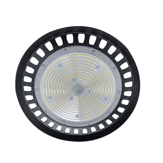 Elmark Boston100 Φωτιστικό Καμπάνα 100W Φυσικό Λευκό 17000lm με Ενσωματωμένο LED Λευκό Ø23xΥ11.3cm