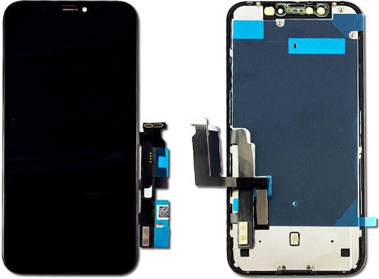 Οθόνη Lcd + με Μηχανισμό Αφής για iPhone XR (Μαύρο)