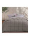 Nef-Nef Homeware Duvet Queen with Hollowfiber Filling 240x220cm Colorfull Gray 330 GSMGsm