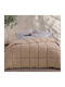 Nef-Nef Homeware Duvet Queen with Hollowfiber Filling 240x220cm Colorfull Beige 330 GSMGsm