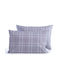 Nef-Nef Homeware Pillowcase with Envelope Cover Gray 52x72cm.