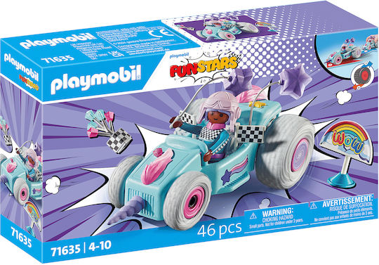 Playmobil Funstars Racing Unicorn pentru 4-10 ani