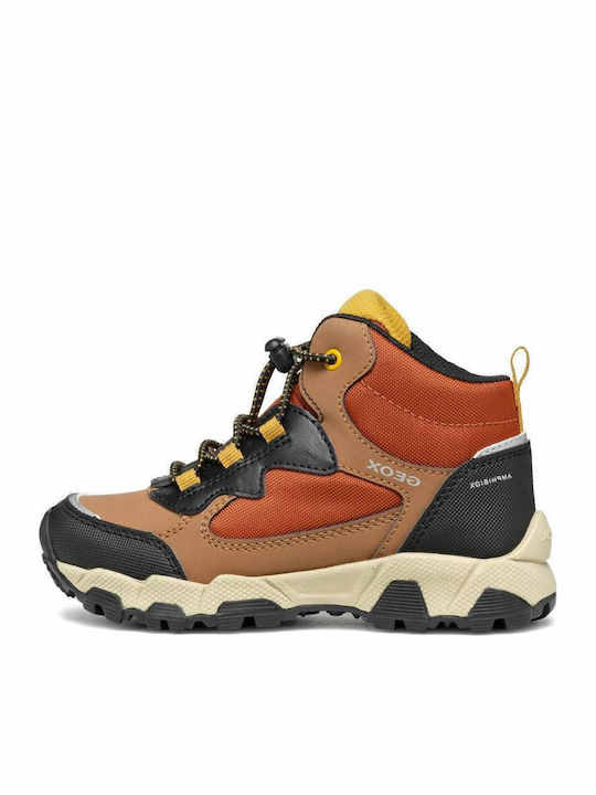 J Magnetar B.b Abx Παιδικά Sneakers High Ανατομικά Καφέ