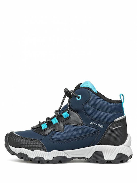 Geox Kids Sneakers High J Magnetar Anatomic Blue