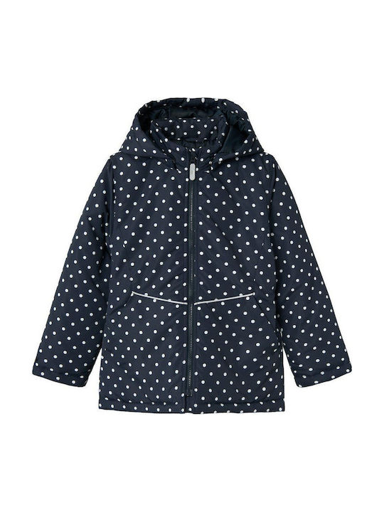 Name It Kinder Freizeitjacke mit Kapuze Blue