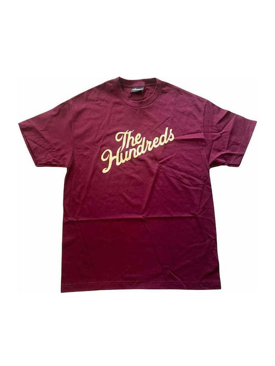 The Hundreds Hundreds Tricou Burgundia