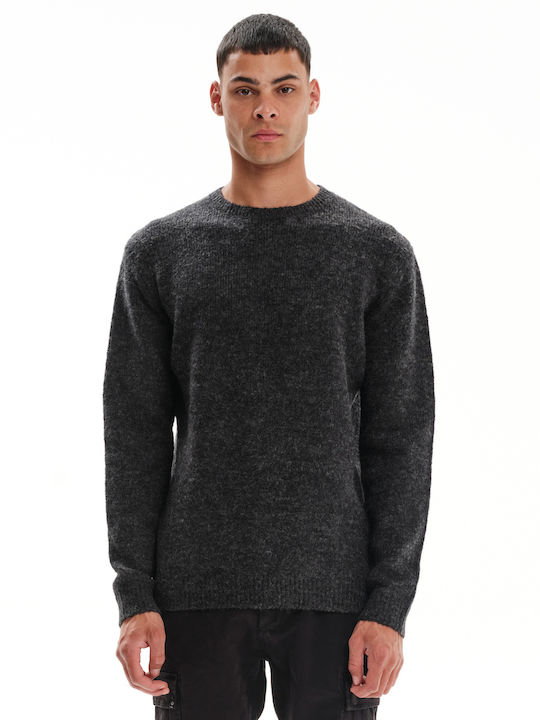 Langarm-Pullover Schwarz