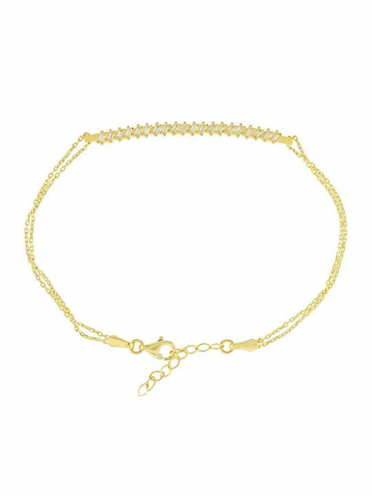 Mertzios.gr Women's Bracelet made of Gold with Zircon
