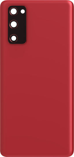 Clappio Replacement Rear Window Samsung Galaxy S20 Fe Red