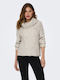 Only Women's Sweater Turtleneck Ivory Coast