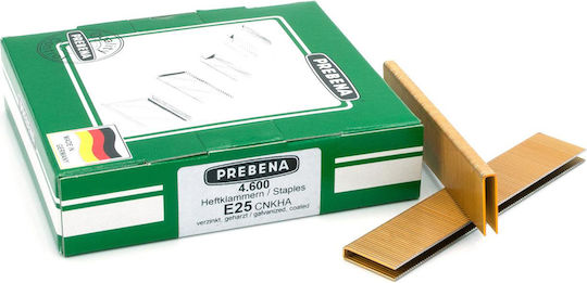 Verzinkte Heftklammern Typ E 25mm Prebena E25cnkha 1 Box 4600 Stück