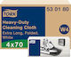 Industrial Cleaning Cloth Non-woven Sheets White 1-ply 35.5x64.2 cm 4x70 pcs Tork Heavyduty 530180