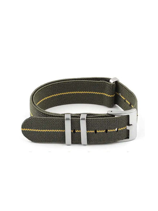 Fabric Strap Nato Green 22mm