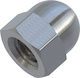 Hex Domed Nuts Metric Thread M8 Galvanized Din 1587