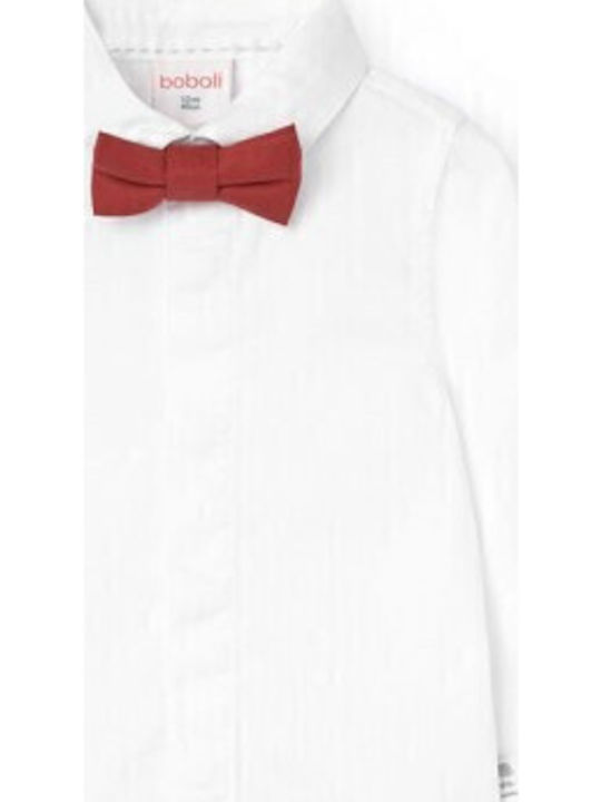 Kids Shirt Long Sleeve White Shirt
