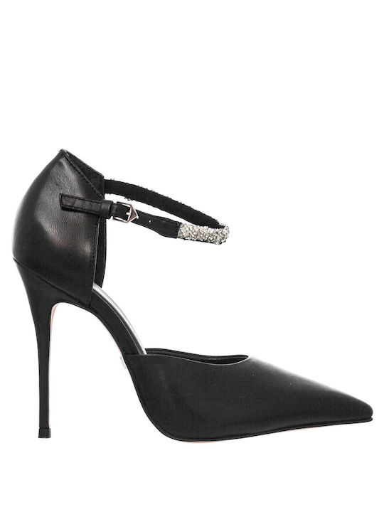 Carrano Leather Black Heels