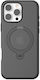 Torras Ostand Back Cover Σιλικόνης Μαύρο (iPhon...