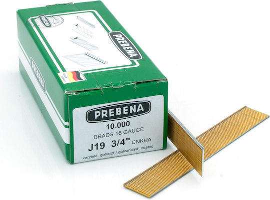 Такер малка глава тип J 19мм Prebena J19cnkha 1 кутия 10000 бр