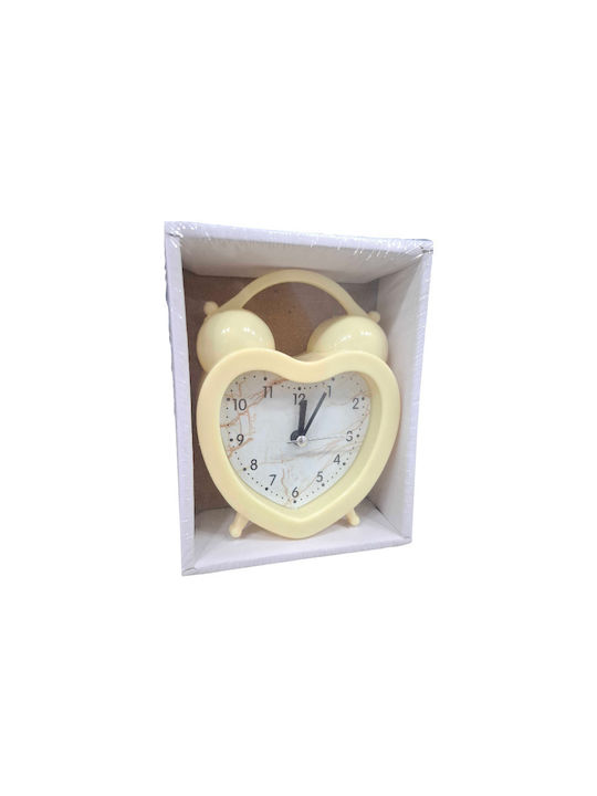 Tabletop Clock with Alarm Yellow 6987488906175Y