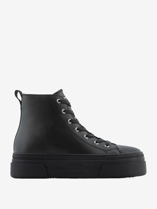 Damen Flatforms Sneakers Schwarz