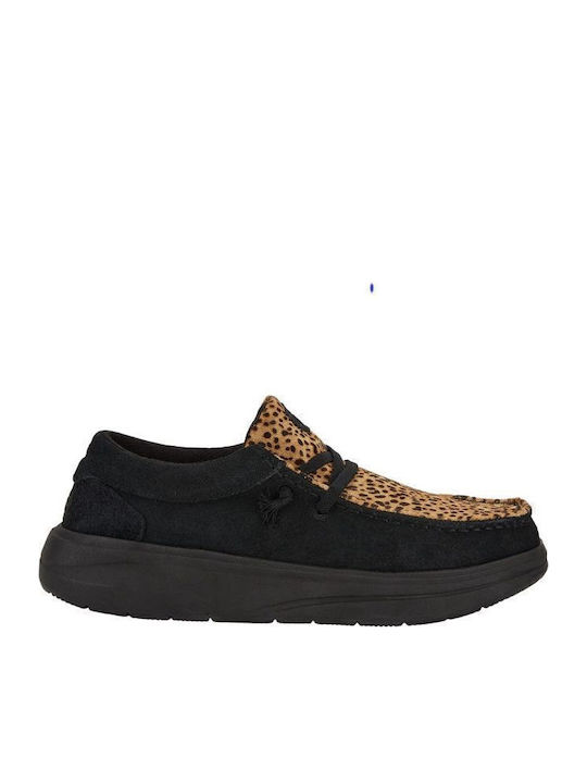 Wendy Women's Moccasins in Black Color