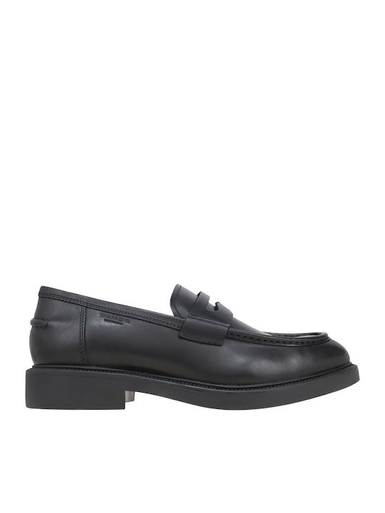 Lords Loafers Dama Din Piele În Culoare Neagră