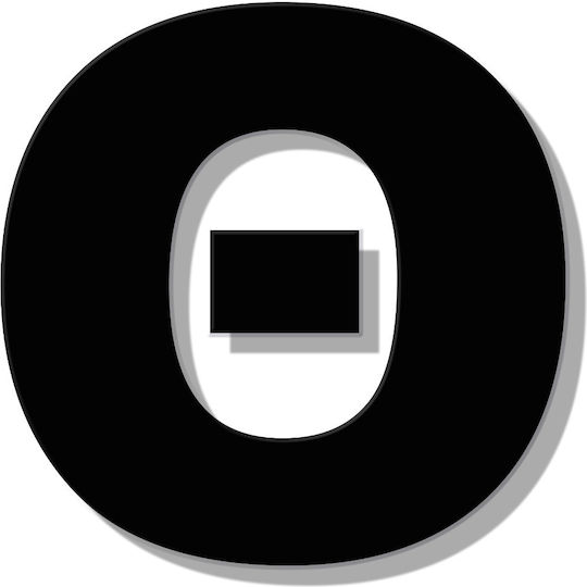 One Two Three Done Sign with Text in Black Color Matt 8cm 13319-80-Θ-BLCK