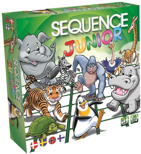 Joc de Societate Sequence Junior pentru 2-4 Jucători 3+ Ani Asmodee