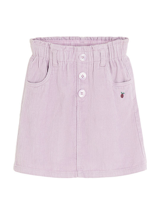 Kids' Corduroy Skirt Purple