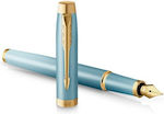 Parker Writing Pen Fine Green made of Brass