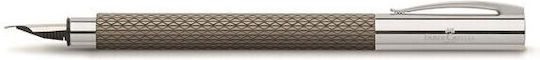 Faber-Castell Ambition Opart Πένα Γραφής Fine Μαύρη από Ατσάλι με Μαύρο Μελάνι