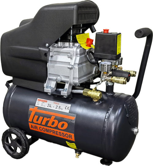 Turbo Einphasig Luftkompressor mit Leistung 2.5hp und Lufttank 25Es TRB24