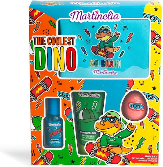 Martinelia Coolest Dino Bag Set Σετ Περιποίησης 50ml 70gr