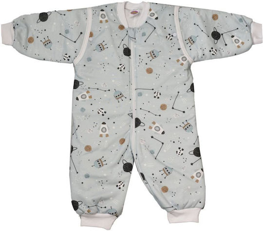 Tender Winter Baby Sleeping Bag with Detachable Sleeves Mint