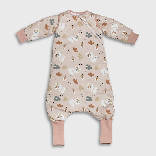 Tender Winter Baby Sleeping Bag with Detachable Sleeves Nude