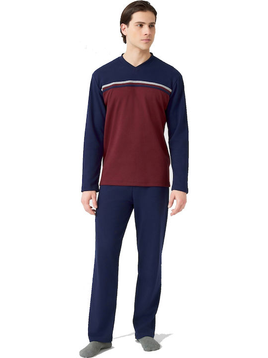 Minerva Punto Di Roma Men's Winter Pajamas Set ...