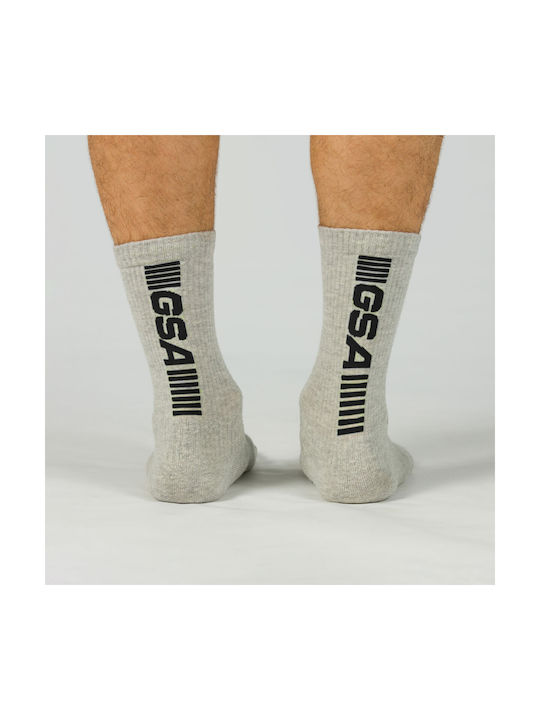 GSA Superlogo Athletic Socks Gray 1 Pair