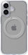 Torras Umschlag Rückseite Silikon 1.5mm Transparent (iPhone 16)