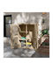 Zweiflügeliger Schrank Hölzernes mit 2 Regale 127x65x159.5cm
