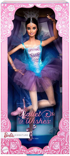 Barbie Ballerina Collectible Doll Ballet Wishes for 6+ years old+ Years 30cm