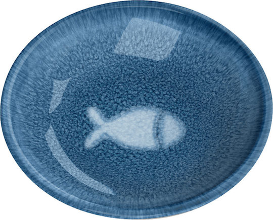 Tarhong Plastic Bowl Food for Dog & Cat 177ml in Blue Color