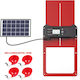 Metal Automatic Chicken Coop Door Solar Panel Timer Light Sensor