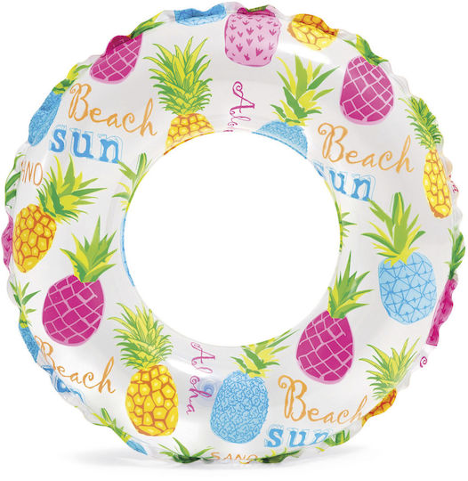 Intex Kids' Swim Ring White Lively Print