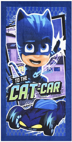 Aquablue Kinder-Strandtuch Lila PJ Masks 140x70cm